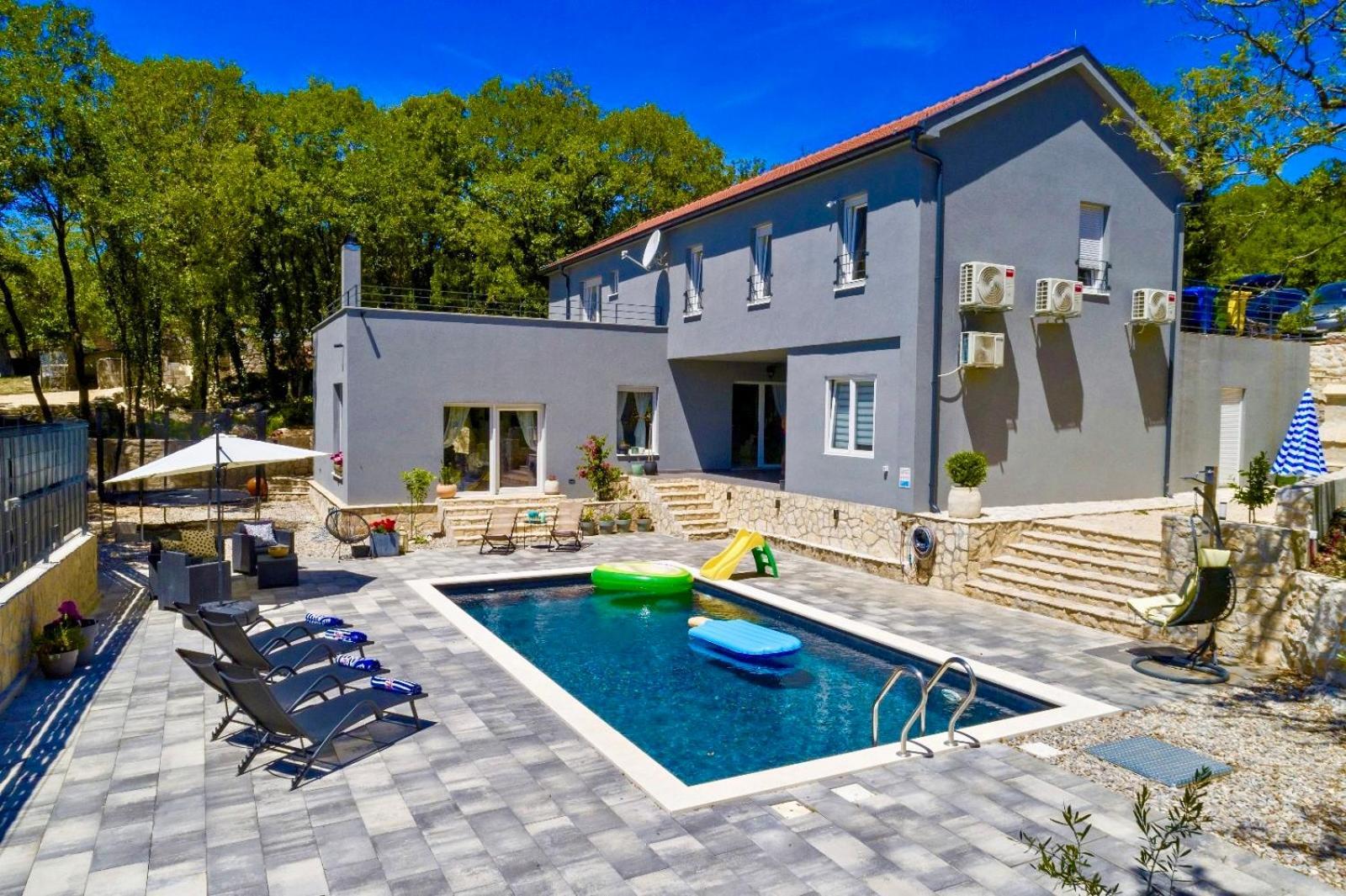Luxury Villa Andrea Vrzika In Forest Near The Sea Zagvozd Exterior foto