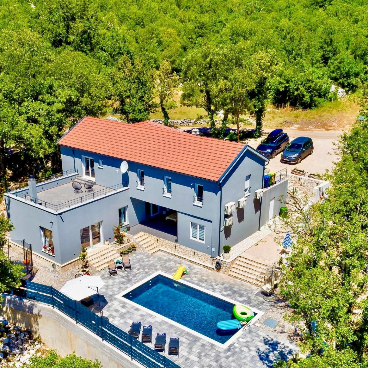 Luxury Villa Andrea Vrzika In Forest Near The Sea Zagvozd Exterior foto